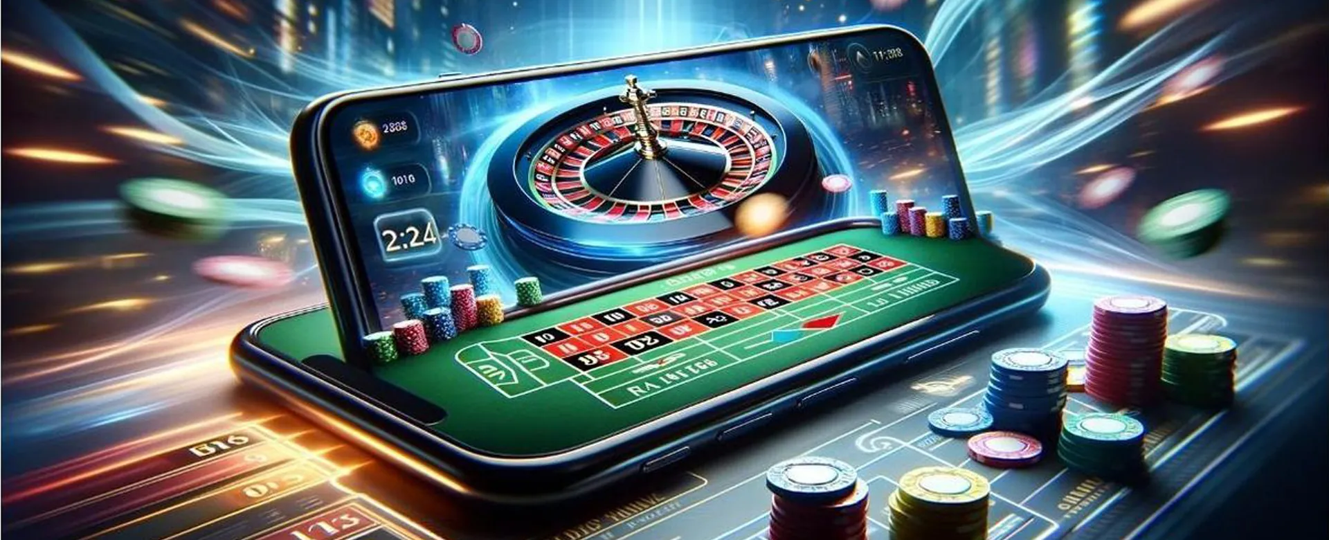 Dynamic background of online casino games and betting environment
